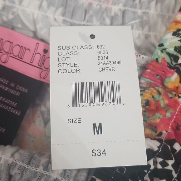 Sugar High Boho Chevron Palazzo Pants - Picture 7 of 8